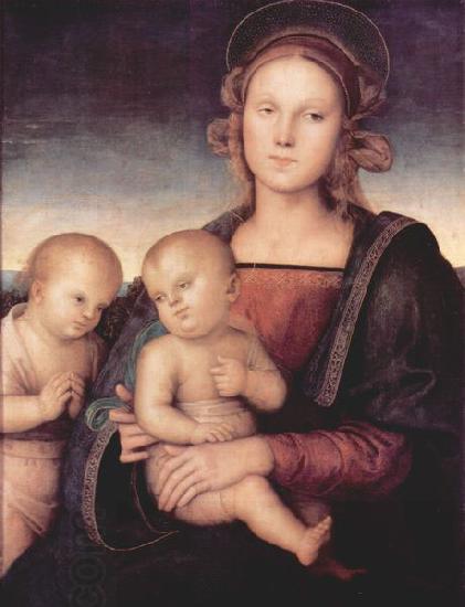 Pietro Perugino Madonna mit Hl. Johannes dem Taufer China oil painting art